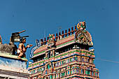 The great Chola temples of Tamil Nadu - The Nataraja temple of Chidambaram. The East Gopura. 